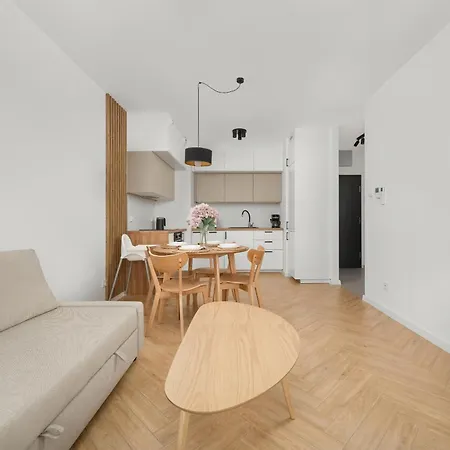 Stylowy W Odcieniach Bezu Balkon & Parking By Renters * ヴロツワフ